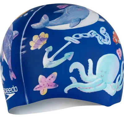 Immagine prodotto di Speedo - Cuffia da bagno per bambini IG3401 (taglia unica) (blu)