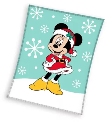 Produktbild von Disney Minnie Snow Weihnachten Decke 130x160cm
