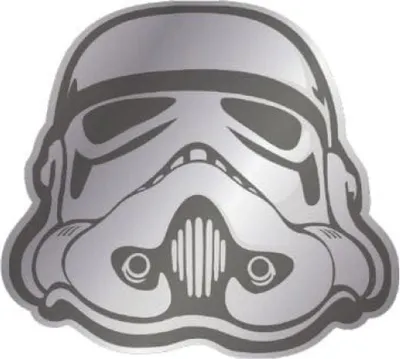 Imagen del producto de Espejo de pared con diseño de Stormtrooper original