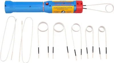Obrázek produktu pro Ruční magnetické indukční ohřívač – sada na uvolňování šroubů a matic – 1100 W, 220 V – uvolňování zrezivělých šroubů bez použití plamene – údržba automobilů – modrá