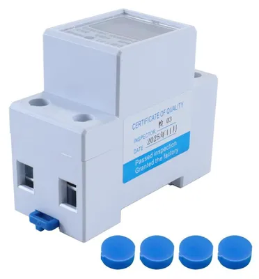 Productafbeelding van Eenfasische Stroommeter met LCD-scherm - Railmontage, 5-32 A, 220/230 V