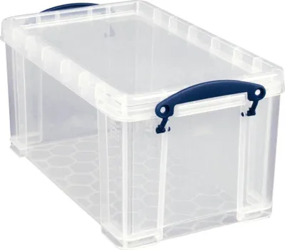 Produktbild von Really Useful Box Aufbewahrungsbox 8,0 l transparent 34,0 x 20,0 x 17,5 cm