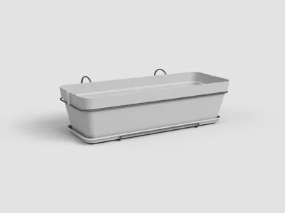 Obrázok produktu pre Artevasi Capri Plant Box Balcony Kit, Šedá, 14 L, 285 mm, 502 mm, 207 mm, 6 kusov