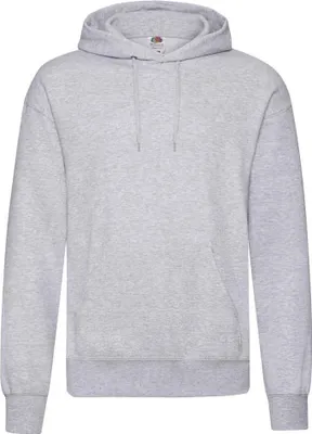 Produktbild von Fruit of the Loom - "Classic" Sweatshirt, mit Kapuze für Herren PC4438 (M) (Grau meliert)