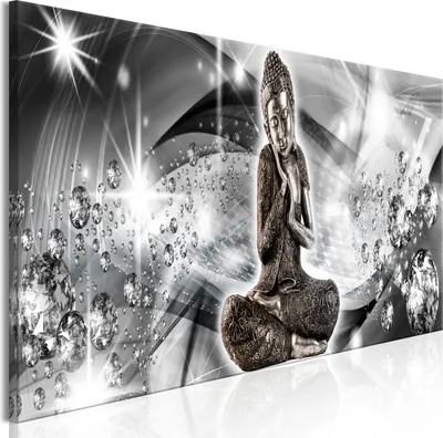 Produktbild von Modernes Wandbild p-C-0037-b-a (150x50 cm) - 1 Teilig Bilder Fotografie auf Leinwand Foto Bild Dekoration Wand Bilder Kunstdruck BUDDHA ABSTRAKT