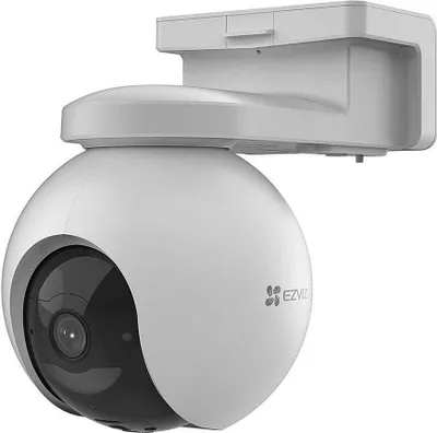 Image de Caméra de surveillance extérieure EZVIZ, résistante aux intempéries, 4MP, modèle HB8 2K+, avec rotation et inclinaison, alimentée par batterie, compatible Wi-Fi, avec emplacement pour carte SD, quantité : 1.