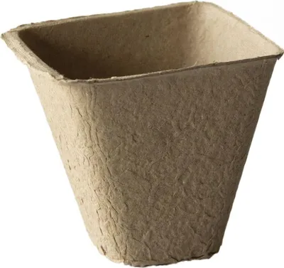 Produktbild von einweg-Blumentopf 8x8x8cm Papier (18 Stück)