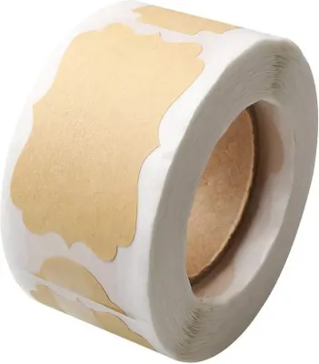 Produktbild von Set mit 300 selbstklebenden Etiketten, multifunktional, Hartie Maro, 3 x 5 cm