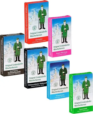 Produktbild von 6 tlg. Set Crottendorfer Wintertraum, BM, Zimtapfel, Erzgeb. Weihnachtsduft, Weihrauch & Tannenduft