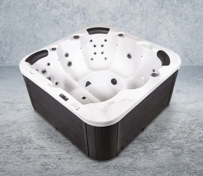Produktbild von XXL Luxus SPA LED Whirlpool SET 200x200 Outdoor+Indoor Pool+Ozon+Vollausstattung+Thermoabdeckung bis zu 6 Pers. Modell 2025