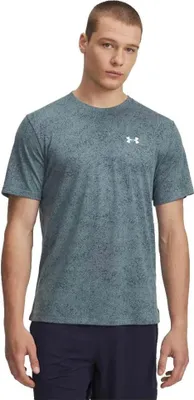 Produktbild von Under Armour Tech Pixelate Kurzarm-t-shirt Grau M / Regular Herren Grau M