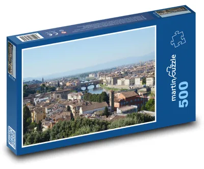 Zdjęcie produktu dla Puzzle 500 Panorama Florencji, Włochy - martinpuzzle