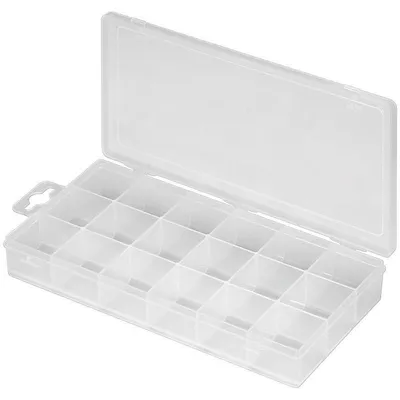 Image de goobay Plastikbox mit 18 Fächern (Bulk)