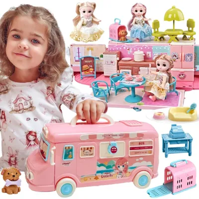 Imagen del producto de Woopie Camper Juego De Casa De Muñecas 2 En 1 Xxl