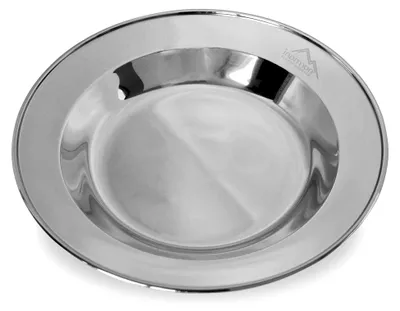 Produktbild von Edelstahl Geschirrset für Camping mit Besteck, Teller und Tasse