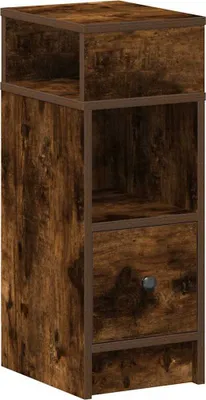 Obrázek produktu pro Noční stolek se zásuvkou kouřový dub 25x31x66 cm