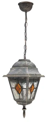 Produktbild von Rabalux 8184 Außenpendelleuchte Monaco, E27, gold-mehrfarbig, rund, ø200mm