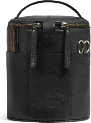 Produktbild von muud Saturn Ledertasche schwarz