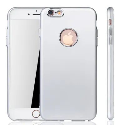 Image de Coque pour Apple iPhone 6 / 6s - Étui de protection pour téléphone Apple iPhone 6 / 6s - Coque de téléphone argentée