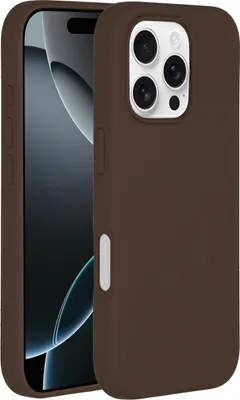Productafbeelding van Accezz Liquid Silicone Backcover met MagSafe voor de Apple iPhone 16 Pro Max - New Tea Brown