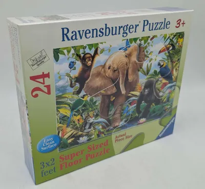 Produktbild von Ravensburger 05347 Dschungelkinder Großes Bodenpuzzle 24 Teile Puzzle