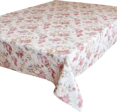 Produktbild von Tischwäsche mit Druckmotiv Rosen 130 x 225 cm