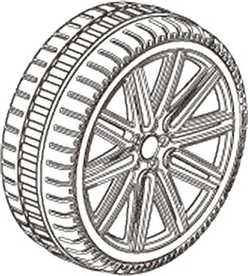 Produktbild von Jamara Rad Rideon Audi TTS vorne VE2