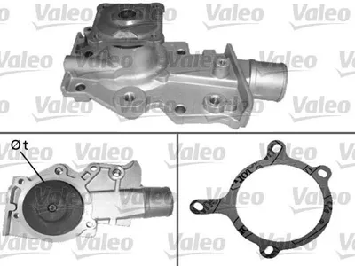 Produktbild von VALEO Kühlmittelpumpe Wasserpumpe für FORD FIESTA III (GFJ) 506284