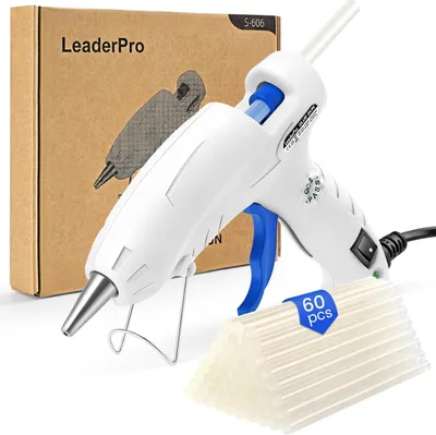 Produktbild von Heißklebepistole 30 W + 60 Heißklebeklebesticks 7 x 140 mm zum Verkleben