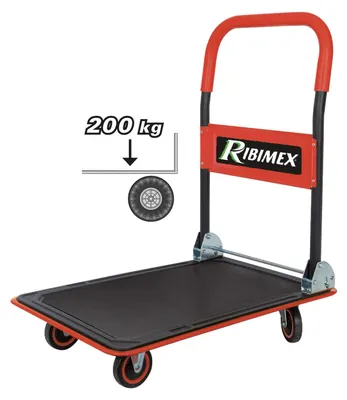 Produktbild von Sackkarre Stapelkarre Transportkarre - Tragkraft 200 kg - Klappbar - 4 Räder