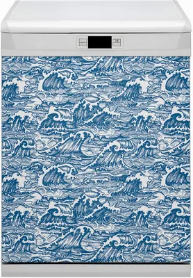 Produktbild von Dekorative Magnetmatte Küche Geschirrspüle 60x80 cm  Magnet für Spülmaschine  - Sturm