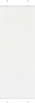 Produktbild von Plissee Weiß 80x200 cm Stoffbreite 79,4 cm Polyester