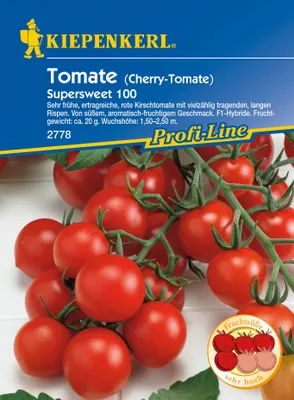 Produktbild von [STREICHUNG 2025] Tomate Supersweet F1 | Tomatensamen von Kiepenkerl