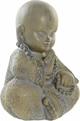 Obrázek produktu pro Dekorativní figurka DKD Home Decor Resin Light Grey Monk (11 x 8,5 x 15,5 cm)