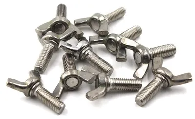 Productafbeelding van 20 Stuks Roestvrijstalen Handdraaiende Vlinderbouten M6x45