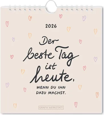 Produktbild von Postkartenkalender 2026 Der beste Tag