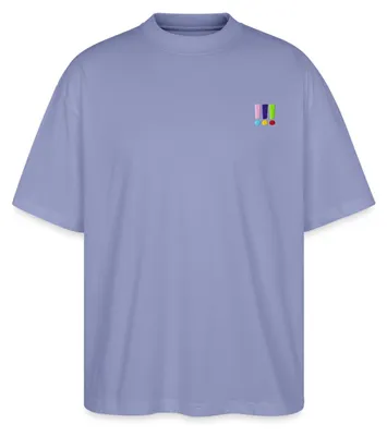 Produktbild von Spreadshirt Die Drei Ausrufezeichen Logo Stick Oversize Uni T-Shirt, S, Violett