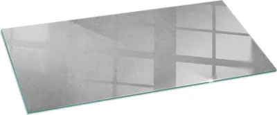 Zdjęcie produktu dla Płyta chroniąca przed iskrami - Szklana płyta podstawy do pieca opalanego drewnem - Podkład kominkowy wykonany ze szkła - 125x50 cm - Ognioodporna płyta podstawy pieca - Żaroodporna płyta ochronna do kominka - Przezroczysta szklana płyta ochronna podstawy - Kolor biały