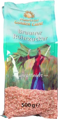 Produktbild von Mauritius Golden Cane brauner Rohrzucker unraffiniert 500g