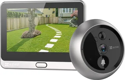 Produktbild von EZVIZ DP2, Schwarz, Silber, 6 m, UL / CE / FCC / REACH / WEEE / RoHS / UKCA, 2 MP, 1/2.7", CMOS