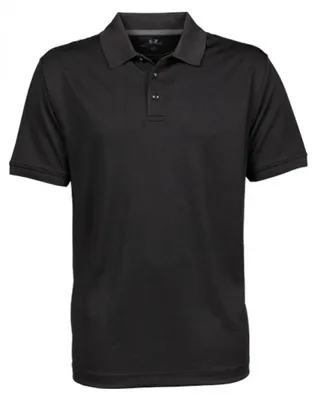 Produktbild von Tee Jays 7100 | Performance Herren Poloshirt - Farbe: Black - Größe: XXL