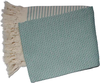 Imagen del producto de Toalla para hammam, 100 x 200 cm, 100% algodón, ligera y de secado rápido, ideal para sauna y playa