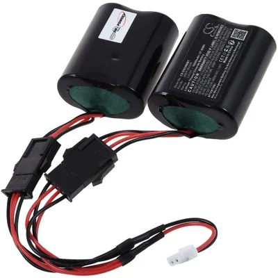 Produktbild von Lithiumbatterie-Pack kompatibel mit Visonic Typ 2XER18505M Steckertyp beachten