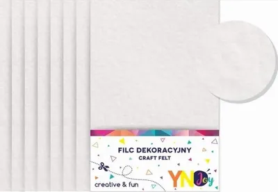 Immagine prodotto di Feltro decorativo bianco YNJ NOSTER