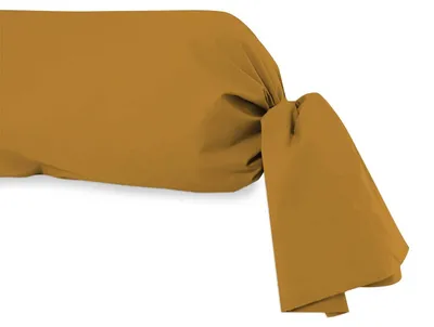 Image de Taie de traversin - Coton - 45 x 185 cm - Noir - Bolster