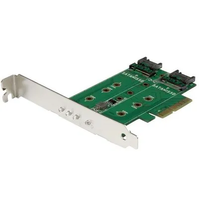 Image de Carte PCI SSD M.2 Startech PEXM2SAT32N1 PCIe 3.0