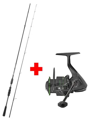 Produktbild von Angelset: Spro Freestyle Skillz V2 Dropshot 210 3-14g + Cormoran Crosswater 5PiF 2000