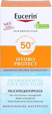 Zdjęcie produktu dla Eucerin Sun Fluid Hydro Protect Face Lsf 50+ 50 ml