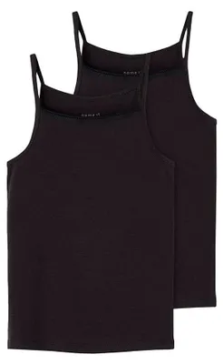 Produktbild von NAME IT Mädchen Nkfstrap Top 2p Noos Unterhose, Schwarz, 134 EU