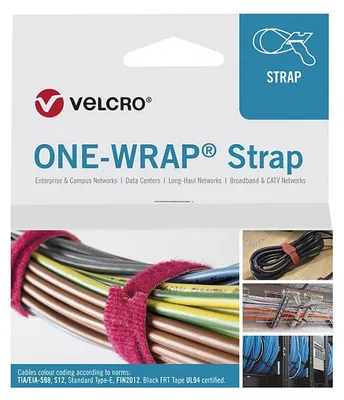 Image de VELCRO One Wrap Strap 20mm x 150mm, 25 Stck, flammhemmend, schwarz
